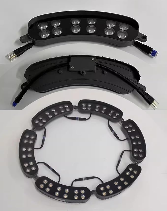 Palm Tree Lights LED Tree Hugger Lights Die-cast Aluminum Uplights Waterproof for Commercial Landscape Villa Garden.Excluding Transformer(Warm2 lamp Heads)