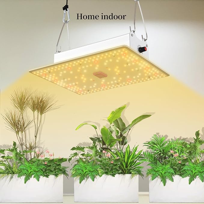 SEOUL Extra Unique 45MIL ChipLed Grow Light Full Spectrum Plant Dimmable Grow LightHigh absorption Deeper Penetration Lamps for Seed Starting Vegetables Bloom In 2x2/2x3 Grow Tent High Efficiency