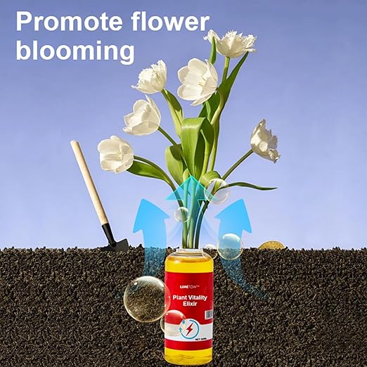 LIMETOW Plant and Flower Activation Liquid Solution – Plant Growth Enhancer Rooting Hormone and Liquid Fertilizer for Seedlings and Cuttings (3Bottle)