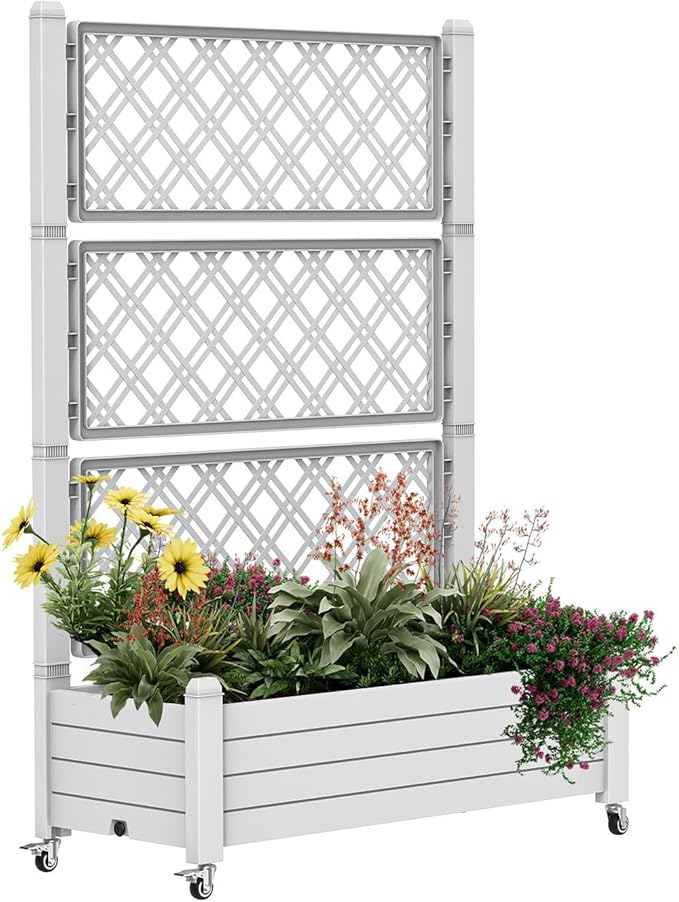EFU Outdoor Garden Raised Bed Planter Box for Vegetables and Flowers (508B)
