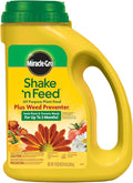 Miracle-Gro 1038361 Shake 'n Feed All Purpose Plant Food Plus Weed Preventer (6 Pack) 4.5 lb