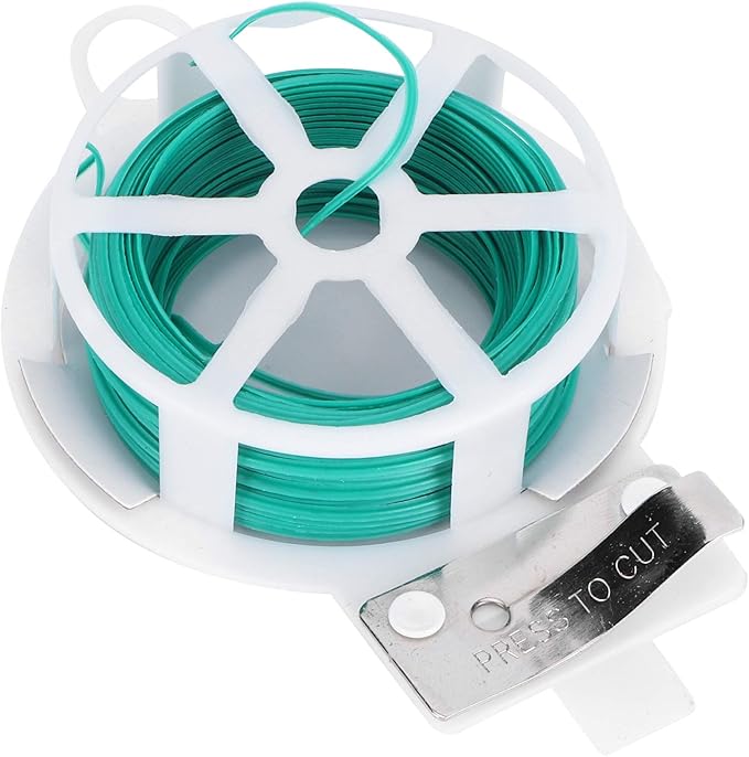 Gardening Tools Set Green Waist Bag Plant Support Clips Adjustable Cable Ties Kit for Easy Outdoor Garden Organization and Efficient Plant Training