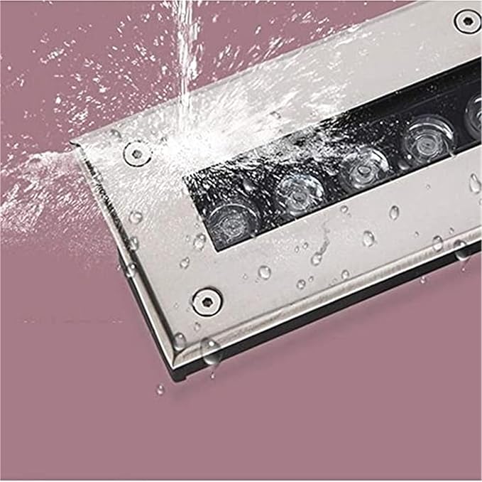 Underground Light LED - LED Beam Spotlight IP65 Waterproof Ground LEDs Landscape Lights AC 85-265 Outdoor Garden Buried Lights Led Rectangular Recessed GrounWhite 12W