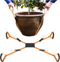 Potted Plant MoverPlant Lifting Straps for Garden Flower Pots PlantersRocks TreesEasily Lift and Move Heavy Items Up to 250 Pounds Large SizeOrangePatent Pending