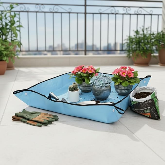 Gardening Tools – 39.4 Inches Soil Digging for Repotting Waterproof Mat with Foldable Design Durable Kit Easy Clean Use Function Garden Tool Set Tool Garden Set Accessory