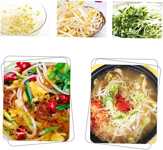 110v Microcomputer-Controlled Intelligent Household Bean Machine Automatic Watering System Double-Layer Design for Efficient Seed Germination