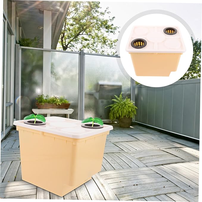 TOYANDONA Soilless Cultivation Buckets Greenhouse Plants Growing Box Hydroponic Plants Bucket Soilless Flowerpot