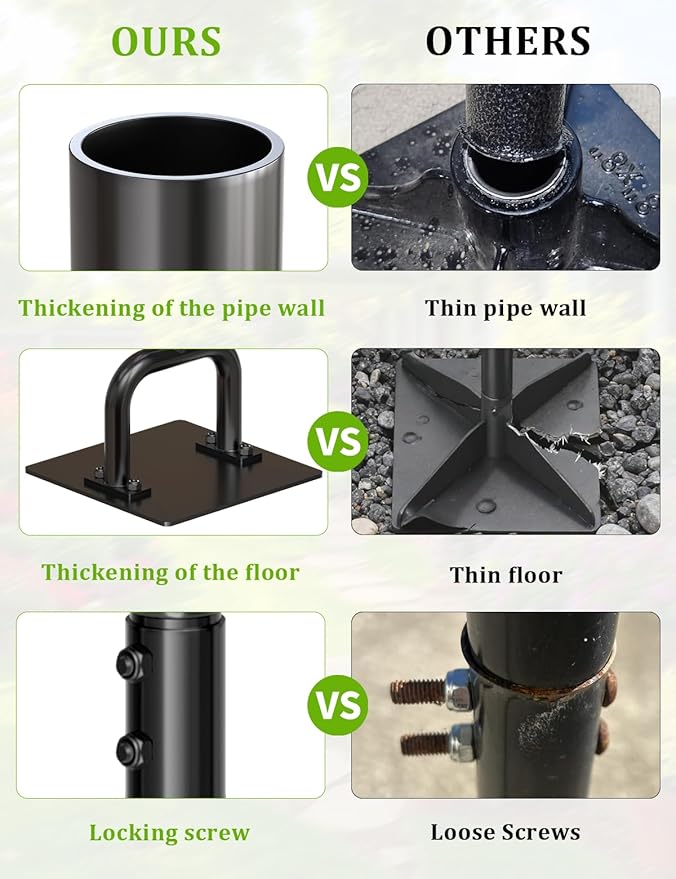 10 x 10 Heavy Duty Steel Tamper with 61 Handle Hand Compactor Tool for Soil Gravel Sand Asphalt Paver Base Driveway and Yard