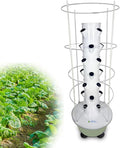 Indoor Herb Tower Hydroponics Growing Systems Hydroponic Setup Garden Detachable Colonization Cups Home Garden Farm Greenhouse B(36Pots)
