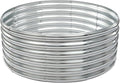 DYNAMI Round Galvanized Raised Garden Bed Kit17 Tall 42 Dia Raised Garden Boxes Outdoor Above Ground Patio Flower Bedsfor Planting Vegetables Fruits and Herbs (Silver)