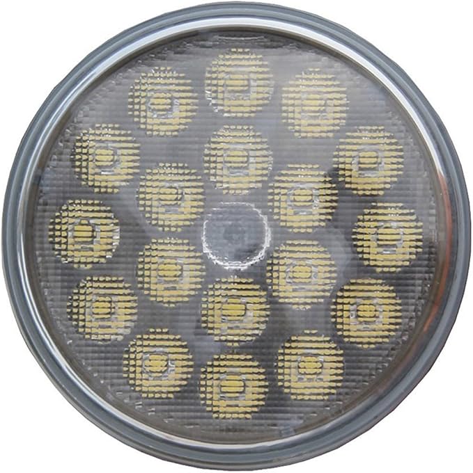 PAR36 LED Flood Light 18W 2200LM 6000K - Tractor Light Replacement for 50W Halogen Landscape Lamp for Farming Agriculture Off-Road Marine Equipment IP67 Waterproof 9-32V DC Pigtail