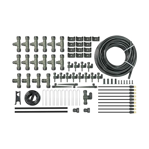 Vego Garden Irrigation Kit - Drip Irrigation System for Raised Garden Beds Efficient Watering Solution for Vegetables Flowers and Plants Easy DIY Installation (Large)