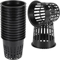 Net Pots for Hydroponics 40PCS 3 Inch Black Hydroponic Net Pots - Wide Lip Slotted Mesh (Orchid Growing/Soilless Use)