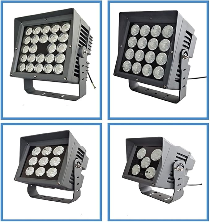 Rotating Spotlight Landscape Light Outdoor Spotlight Outdoor Waterproof Long Range Beam Light Projector Light(White30W)