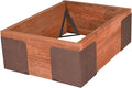 Garden Bloom 11029BL Instabrace Raised Garden Bed Corner Brackets No Size Brown
