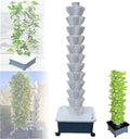 Hydroponics Growing TowerMulti-Layer Vertical Soilless Cultivation Hydroponic PlantersHydroponic Planting Towerfor Fruits and Vegetables Hydroponic Tower White-12-layer