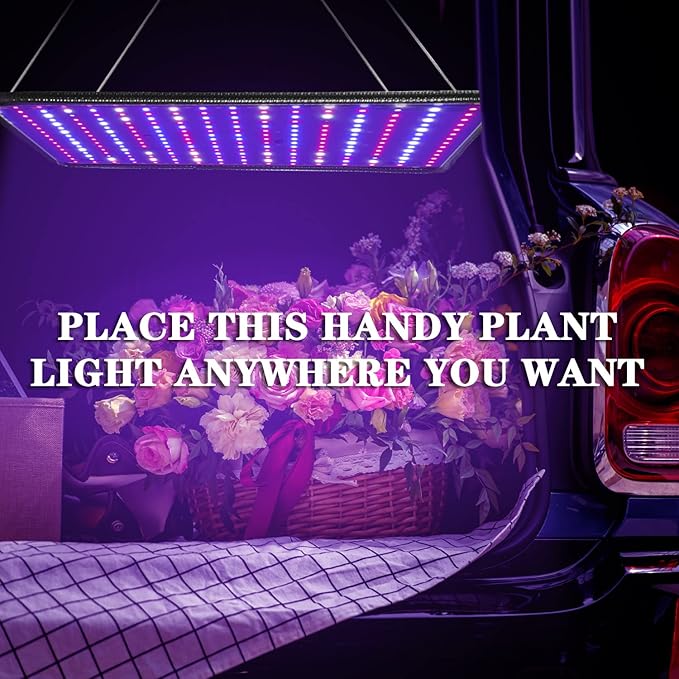 Grow Light for Indoor Plants - SERWING 200W LED Grow Light Full Spectrum Plant Growing Lamp for Indoor Cultivation Greenhouse Grow Tent Hydroponics (Full Spectrum)