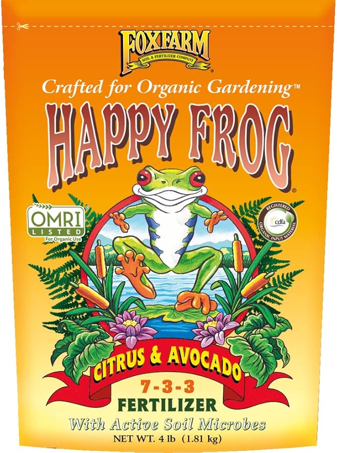 Fox Farm Happy Frog® Citrus &amp Avocado Fertilizer 4 lb Bag
