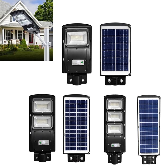 Vacumis Solar SpotlightsWaterproof And Dustproof High-Strength Construction For Yard Garden Patio Camping Lighting And Device Charging Station In Black(36cm)