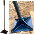 10 in Heavy Duty Steel Tamper Yard Soil Compactor for Landscaping Compacting Soil Gravel Asphalt Durable Hand Tamp Tool with Adjustable Handle(48 Length) (10 in)
