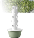 Hydroponic Tower Indoor/Outdoor Smart GardenHydroponic Germination Kit for Gardening Loverwith Pumpwith Seedling Tray Planting Cottonfor BalconiesCourtyards. Green-5layers