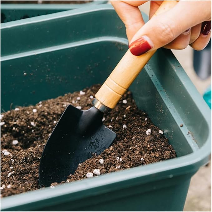 Garden Tools Gardening Tools 3pcs Mini Portable Gardening Tool Metal Head Shovel Rake Spade Plant Garden Tool Set Garden