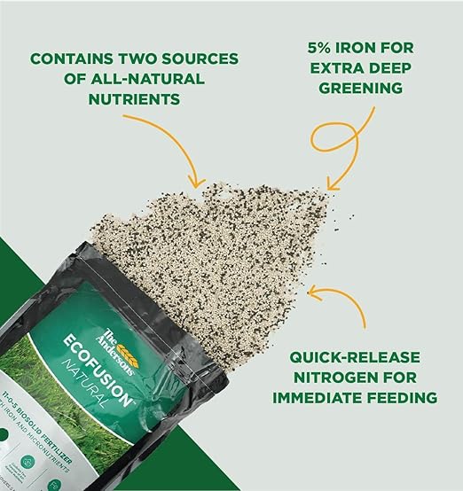 The Andersons Professional Ecofusion™ Natural 11-0-5 Biosolid Fertilizer with Iron and Micronutrients 18 lb. Bag - Covers up to 5000 sqft.