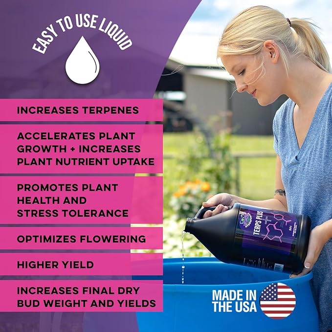 Microbe Life Hydroponics Starter Kit with 4-Ounce Sample Size Bottles of Photosynthesis Plus Nourish-L Vegetable and Fruit Plant Growth Yield Enhancer Foliar Spray &amp Root Dip and Terps Plus
