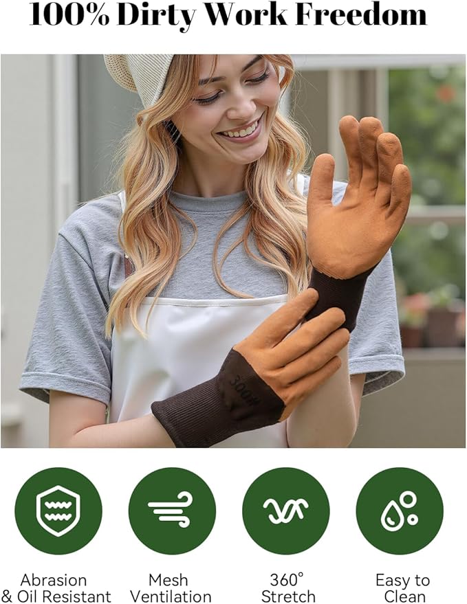 VerdantVibes 9-Piece Garden Tool Set - Heavy Duty Gardening Hand Tools with Ergonomic Non-Slip Grips Rust-Resistant Shovel Trowel Rake Pruner &amp Storage Bag - Ideal Gardening Gifts for Women