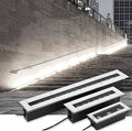 LED Ground Lights Outdoor - Recessed Outdoor Spotlights Long Strip Underground Lights 220V AC IP67 Waterproof LED Recessed Garden Spotlight for Landscape Lighting(Red36W-1000MM)