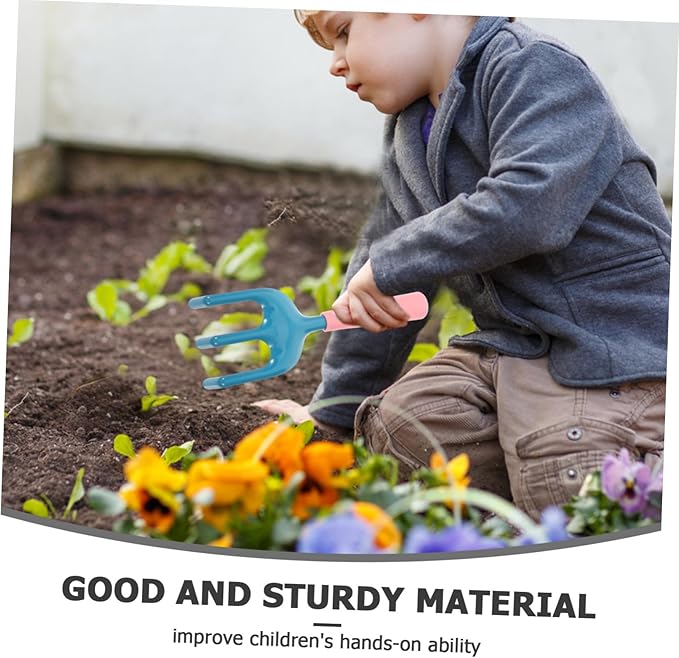 TOYANDONA 1set Boys and Girls Gardening Tool Set Shovel Rake Watering Can Gloves Apron and Tote Bag Garden Toys for Boys and Girls to Explore Nature and Learn Gardening Skills