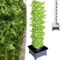 45holes Hydroponics Tower Set Hydroponic GrowingHydroponic Growing KitHydroponics Vertical Growingfor HerbsFruits and VegetablesIndoor Outdoor Shome Gardening