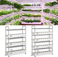 48/64/90/120 Hole Hydroponic Tower Hydroponics Growing Sys-tem Indoor Gardening Sys-tem for PlantsHerbsVegetablesClayPebbles-64holes
