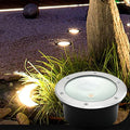 Underground Light LED - Outdoor Landscape Lights AC 110-265V COB Integrated Light Source Spot Lights IP67 Waterproof Recessedround Ground Light for Garden LiBlue-5W