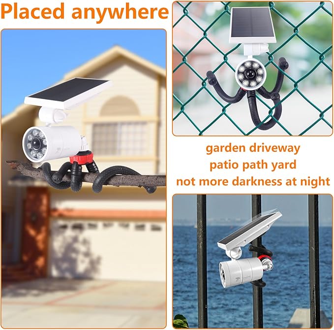 Solar Motion Sensor Outdoor Light with Portable Tripod - 1400LM Aluminum Security Floodlight for Outside Camping Dark Driveways &amp Backyard Anti-Theft - IP66 Extreme Weather Ready (No Wiring)