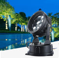 Led Beam Light Outdoor Waterproof Long-Range Spotlight AC85-265V Rotation Led Light Projection Light(Warm White54W(AC 85-265V))