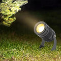 Rotation Spotlight IP67 Waterproof LED Landscape Lights LED Beam Wall Washer Spotlights Long Throw Narrow Beam for Outdoor Building LightingRed 3W(DC24V)