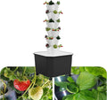 Hydroponic Growing Tower KitVertical Grow TowerHydroponics Growing Sys-tem for Indoor Outdoor GardenSoilless Cultivation Growing Sys-temWhite-8LAYERS