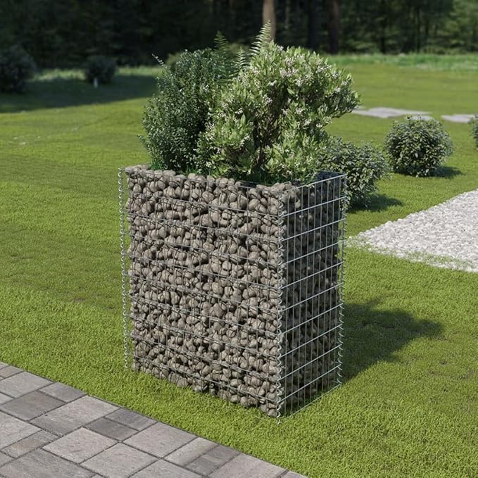 SKM Gabion Raised Bed Galvanised Steel 90x50x100 cm (Weight-14KG)