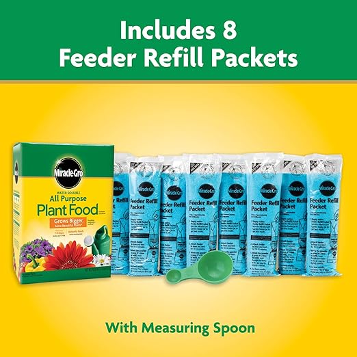 Miracle-Gro Water Soluble All Purpose Plant Food - Fertilizer For All Indoor or Outdoor Plants including Roses Flowers Vegetables Houseplants Trees and Shrubs 10 lbs.