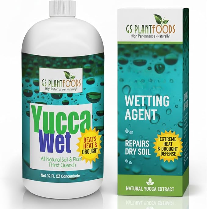 Yucca Wet Liquid Yucca Extract- Organic wetting Agent and surfactant Now in 32 oz Concentrate