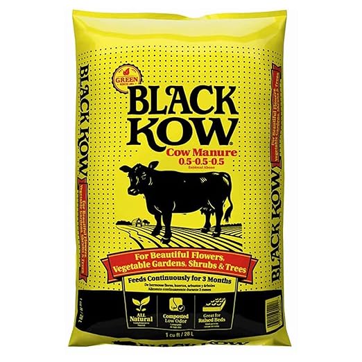 Black Kow Nitrogen Phosphate Composted Cow Manure and Fertilizer for Soil Flowers Potted Plants Raised Beds and Compost Tea 1 cu ft/ 28L