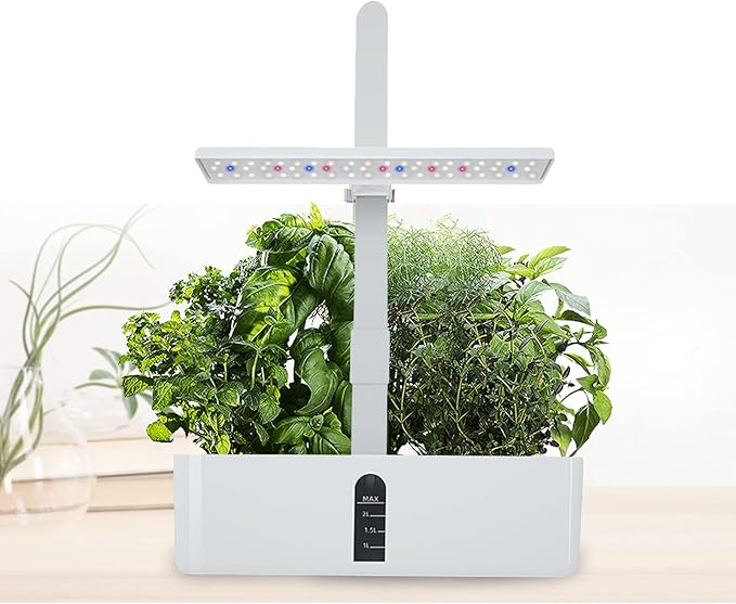 Indoor Hydroponics Growing System Smart Garden Germination Kit with Auto Timer for Home Kitchen Gardening