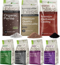 Plant Fertilizer &amp Potting Soil Mix Bundle - Perlite + Vermiculite + Mycorrhizal Fungi Inoculant + Worm Castings + Biochar + Kelp Meal + Neem Seed Meal - Organic Fertilizers for Plants &amp Garde