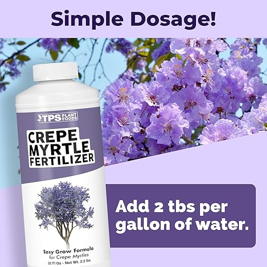 Crepe Myrtle Fertilizer Complete Liquid Crepe Myrtle TreePlant Food 32 oz (1 Quart)