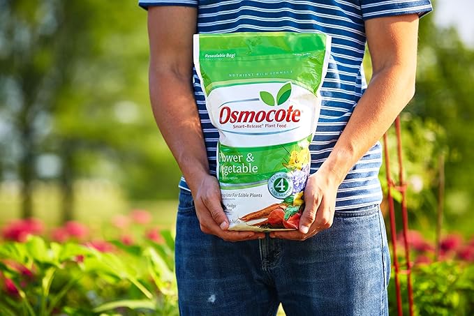 Osmocote Smart-Release Plant Food Flower &amp Vegetable8 lb.(Pack of 4)