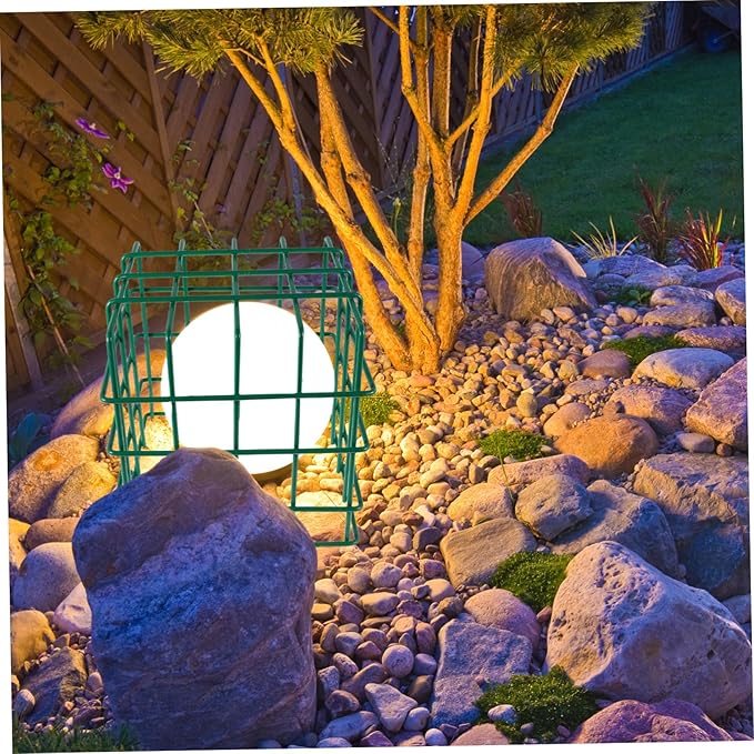 Spotlights Cage Wire Guard Durable Landscape Lighting Protector for Gardens Pathways and Yards Enhancing Safety and Security for Inground Lights