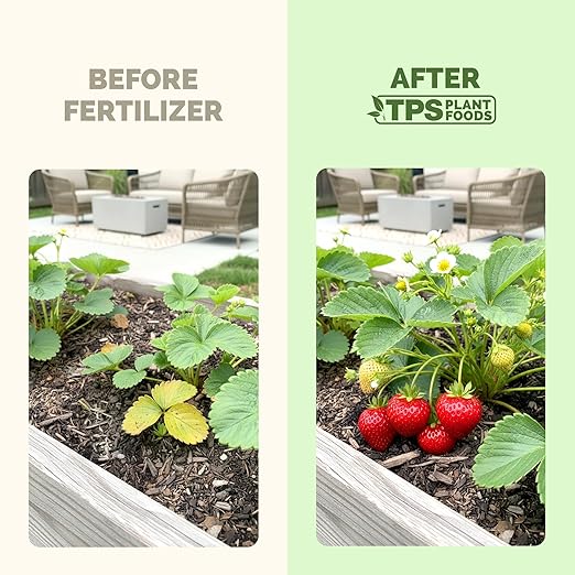 Strawberry Fertilizer for Fruit and Berry Gardens Liquid Plant Food 32 oz (1 Quart)