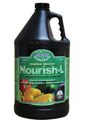 MICROBE LIFE HYDROPONICS Nourish-L Liquid Fertilizer for Hydroponics Gardening Stimulator to Enhance Plant Nutrient Absorption for Fruits and Vegetables Better Yields Better Grows 1 Gallon