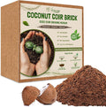 Legigo 10LBS Organic Coco Coir Brick for Plants- 100% Natural Compressed Coconut Coir Brick with Low EC &amp pH Balance Coco Coir Fiber Grow Medium Potting Soil for Herbs Flowers Plants and Reptil